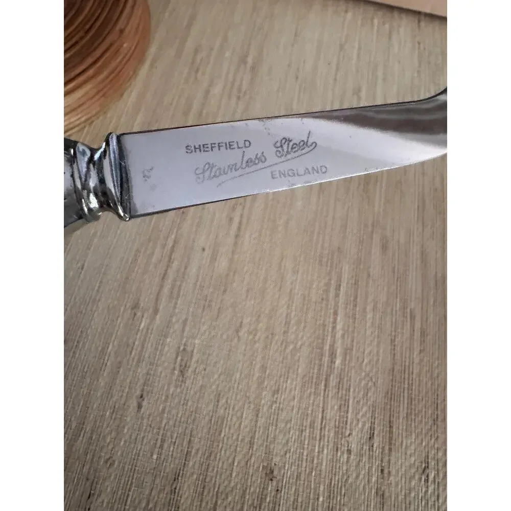 Vintage Sheridan Stainless Steel Cheese Charcuterie Knife